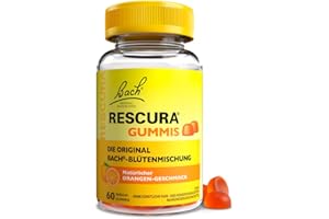 ‎BACH RESCURA Bach RESCURA Gummis Orange Bachblüten I 60 Stk. I Bachblütenmischung für den Tag I ehemals Rescue das Original