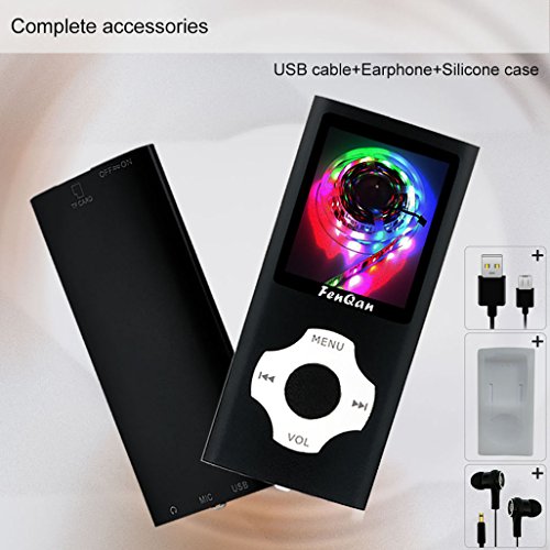 FenQan-MP3-Player-MP3-Music-Player-Portable-Metal-Body-16GB-Memory-Support-32G-TF-Card-Micro-USB-Port-17-Colorful-Screen-With-Multifunction-Video-Photo-Viewer-FM-Radio