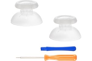 eXtremeRate Joysticks para ps5 para ps4 Control Palancas Analogicos Joystick Reemplazable para ps5 Repuesto para Pulgar Thumbsticks para ps4 Slim Pro Mando (Brilla en Oscuridad)