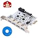 Produktbild LATTCURE PCI Express Karte PCIE zu Typ A (4-Port) & Typ C (1-Port) USB 3.0 PCIE Erweiterungskarte mit 15 PIN Stromanschluss, PCI-E USB 3.0 Hub Controller Adapter mit internem 19PIN Anschluss