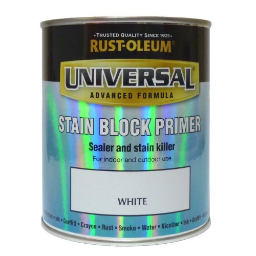 RustOleum Universal Indoor & Outdoor Stain Block Sealer and Stain Killer Primer 250ml White