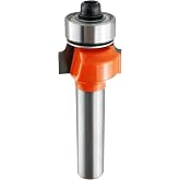 Duluok 8mm Round End Mill, 2mm Radius Shank | standard radius milling cutter with ball bearing, K10 top carbide blade for woo