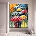 Produktbild Waofe Ölgemälde By Zahlen Diy Zeichnung Im Regen Bunt Der Regen Regenschirm Auf Leinwand Dekor Kinderzimmer Wandkunst Landschaft Bilder No Frame