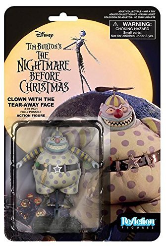 The Nightmare Before Christmas Clown With The Tearaway Face Action
