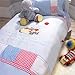 Izziwotnot Humphrey's Corner Little Red Car Duvet Cover & Pillow Case Set, Cot Bed