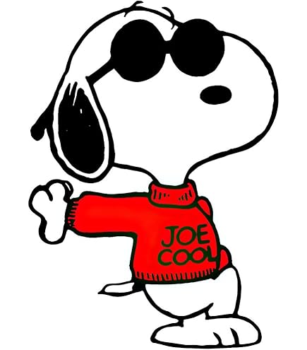 Autocollant Peanuts Snoopy Brillant - 10x10 Cm, Vinyle Détouré, Imperméable - Pour Voiture, Ordinateur, Meuble, Déco Personnalisée