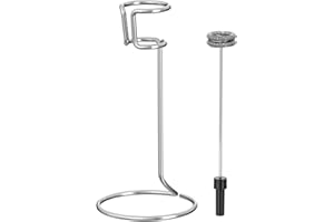 Maestri House Porte-mousseur à lait rechargeable et tige à fouet