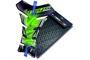 Fooqs Tankpad für Kawasaki VERSYS 250 300 650 1000 (Grün)