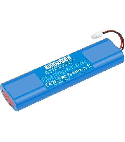 Batteria sostituisce Ecovacs 4ICR19/65, BL7402A per aspirapolvere - 2200mAh 14,8V Li-Ion | 800106413