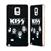 Produktbild Offizielle Kiss Cold Gin Gruppe Gold Rahmen Hülle mit Bumper aus Aluminium für Samsung Galaxy Note 4