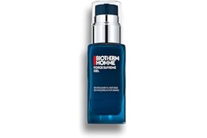 Biotherm Homme Force Supreme Gel, revitalisierendes Gesichtsgel für Männer mit Anti Aging Effekt, Gesichtspflege mit Life Plankton, Blaualgen-Extrakt und Pro-Xylane