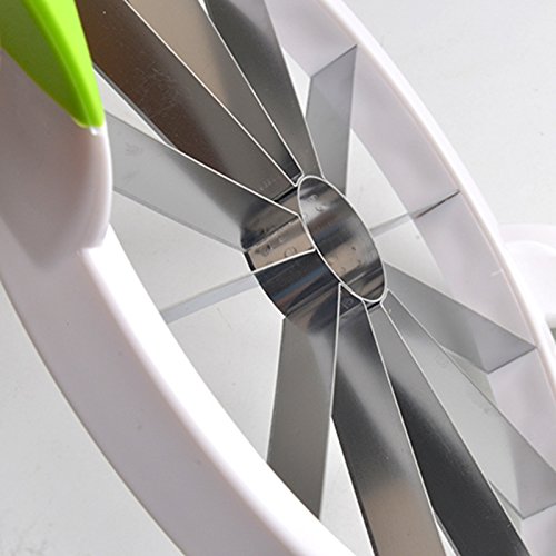 Watermelon Slicer, Fancyli Premium Large Stainless Steel Slicer Watermelon Knife & Fruit Slicer Fastest Cutter for Melons, Watermelon, Pineapple, and More Simply Get 12 Perfect Slices - 2