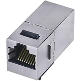 4380 Cat6 Jack Internet Kablo Birleştirici Rj45 Metal Dişi Dişi Ekleme Aparatı