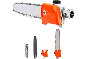 KNAKASAKI Cabeza de la Caja de Engranajes, Motosierra Multifunción, Motosierra, Caja de Engranajes para Sierra de Podar, Cortador de Cepillo, Poda, Cortador de Árbol, Podadora de Setos