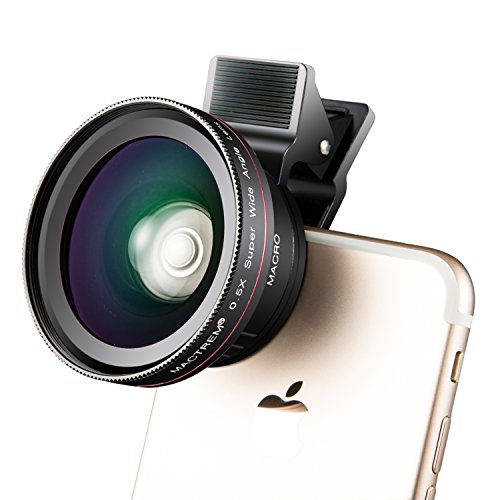 Obiettivo universale con clip, per smartphone, obiettivo per fotocamera HD 