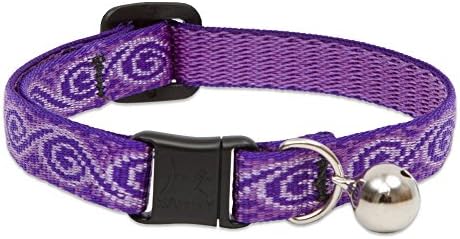 LupinePet Originals 1/2" Jelly Roll Cat Safety Collar with Bell, 8-12"