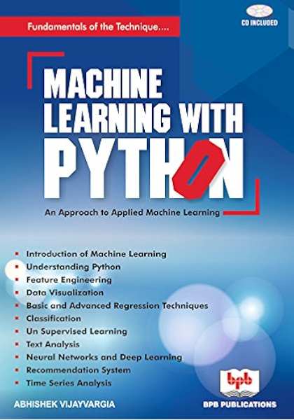sample machine learning code in python