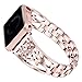 Produktbild Seestern-Armband,Weiches Edelstahlband,Exquisiter Doppelfaltschließe-Entwurf,Micro-Rebound Steckverbinder,Elegant Uhrenarmband,Ersatzarmband, für Apple Watch Serie 1/2/3/4 38 / 40mm (Rose Gold)