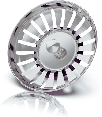 Blanco - Filtermand voor stopwerking (125590), 79 mm pin (18 sleuven), voor afvoer van 3,5 inch Blanco - Filtermand voor stopwerking (125590), 79 mm pin (18 sleuven), voor afvoer van 3,5 inch