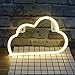 Produktbild AIZESI Wolke Lampe LED Wand Nachtlicht Weiß Wolke Dekoration Schlafzimmer Neonlicht Wanddekoration Wolke Weißes Licht Nachtlampe Ideal für Wohnzimmer,Party(Warme weiße Wolke)