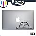 Produktbild Just Go Online Aufkleber Minions - - FÜR ALLE Modelle des Mac Book Apple 11/13/15/17 Zoll - - Aufkleber FÜR JEDEN Computer, AUCH Nicht-MAC-Book - Farbe SCHWARZ Code 1252