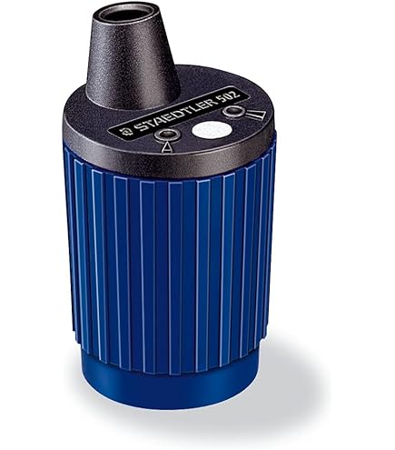 STAEDTLER Mars Technico 780 C Set van 1 hoogwaardig vulpotlood met metalen clip en HB-vulling, geïntegreerde puntenslijper, blauwe behuizing 12 gekleurde vullingen 780 CX
