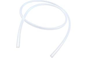 LAVMHAB Silicone Tubing Food Grade Hoses 5mm x 7mm, Length 2 Meters (6.5ft), Flexible Silicone Rubber Tube Air Hose Water Pipes