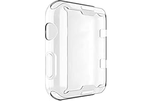 Vaporly UK Transparent Case for Apple Watch Series 6 / SE/Series 5 / Series 4 Screen Protector 40mm, iWatch Overall Protective Cover (40mm)