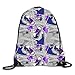 Produktbild gthytjhv Blue Shoes Sackpack Rucksack mit Kordelzug Waterproof Sportrucksack Daypack for Men Women Blue Shoes1 Lightweight Unique 16.9x14.2