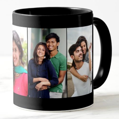 Generic Personalised Ceramic 325ml Coffee Mug (Black)