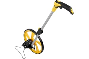 PRIMEMATIK.COM PrimeMatik - Odómetro de Rueda para medición de Distancia. Topómetro de diámetro 320 mm y Altura 810 mm