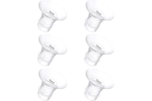 GOCROWEEN 6Pcs Breast Pump Flange Insert 15mm Compatible with Momcozy/Spectra/Medela/eufy/Elvie/Lansinoh/Paruu P10 Breast Pump, Fit for Momcozy M5/M9/M6/V2 Pro/V2 pro/S12 Pro/eufy E10 S1 S1 Pro, 24mm Flange