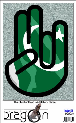 The Shocker Hand - Laptop Notebook Skin Sticker Cover Art Decal -
210x144 mm black Outline with Flag - Yugoslavia