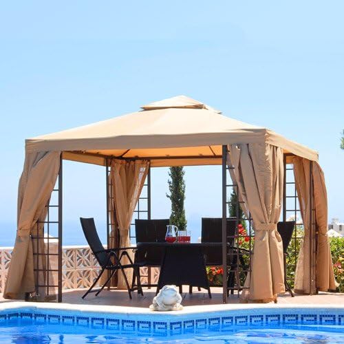Replacement Canopy for Beige Suntime Deluxe Gazebos - Pre 2007 Model