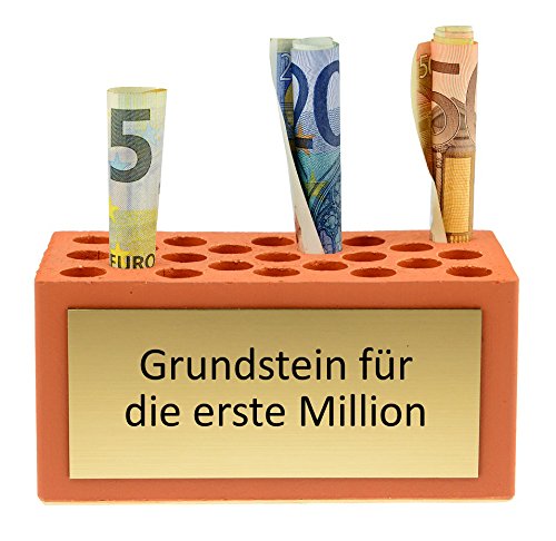 Grundstein für die erste Million - Weihnachtsgeschenk, Geburtstagsgeschenk, Hochzeitsgeschenk, Geschenkidee, Geschenk