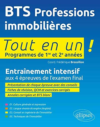 Télécharger BTS Professions Immobilières Tout en un Programmes de 1re et 2e Années Gratuit
