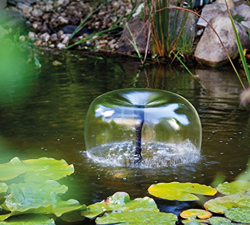 Solar Teichpumpe Milano mit 2 verschiedenen Sprinkleraufsätzen, esotec 101733 - 2