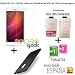 Produktbild Pack Gel TPU Schutzhülle Silikon Schwarz + Displayschutzfolie aus Hartglas für Xiaomi Redmi Note gehärtetem Glas inkl. Package 4 x. Und Reinigungstücher für Ihre Verlegung. androgeek ENVIA aus Spanien.