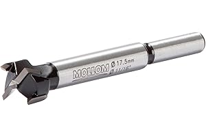 Mollom 17,5mm (11/16") Forstnerbohrer mit langlebiger YG8 Hartmetall-Dicke von 1,7mm für präzise Holzbearbeitung. Ideal für Hartholz, Kunststoff und Sperrholz