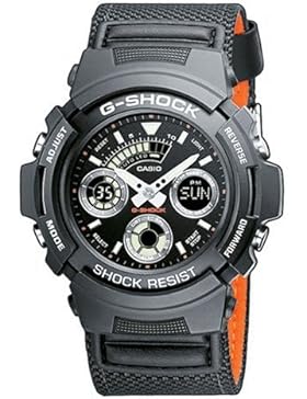Casio Herrenuhr Analog/Digital Quarz mit Nylonarmband – AW-591MS-1AER