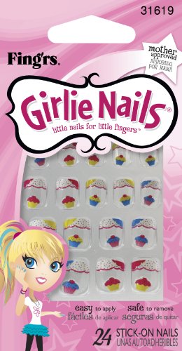 Little Fing'rs Self Stick Girlie Nails Scented