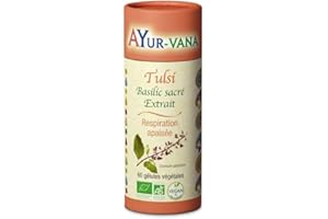 AYur-vana Tulsi Basilic Sacré Bio 60 Gélules 325 mg