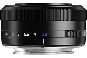 TTARTISAN AF 27mm F2.8 APS-C Pannkaksobjektiv för X-Mount | Aluminiumhölje, Autofokus Med Stegmotor, Bländarring F2, 8-F16, Närfokus 0, 7 Bländarblad, 56° Bildvinkel
