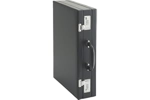 Alassio Ponte Aktówka, Czarny, 33 x 44.5 x 10 cm