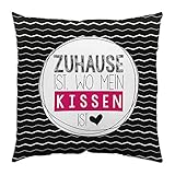 Zier-Kissen pflegeleicht und praktisch, da waschbar bei 40 Grad