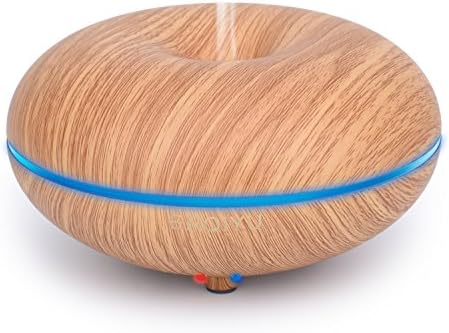ERQIYU Ultrasonic Essential Aromatherapy Oil Diffuser Scent Machine Cool Mist Humidifier Wood