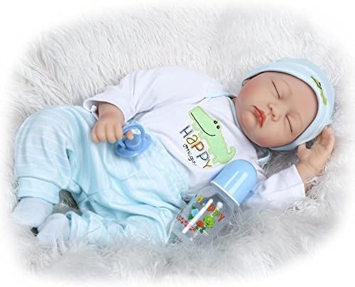 MAIDE DOLL MaiDe Reborn Baby Doll 22" Realistic Soft Silicone Vinyl Dolls Newborn Baby doll