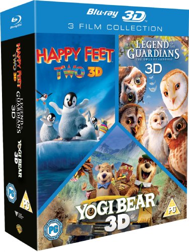 Happy Feet Yogi Bear Legend Of The Guardians Triple Desertcart