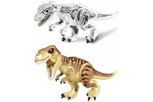 Ztan 2PCS Dinosaur Building Block Toy,Dinosaur Figure Theme Toys Gift for Boys Kids Age 5+ Year Old Birthday Gifts(B)