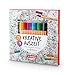 Price comparison product image Stabilo Creative Break Set, Adult Colouring Book and Set of 15 Point 88 Fineliner Standard Colouring Pens